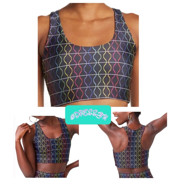 TEREZ RAZOR BACK BLACK RAINBOW ACTIVE SPORTS WEAR - Picture 4 of 9